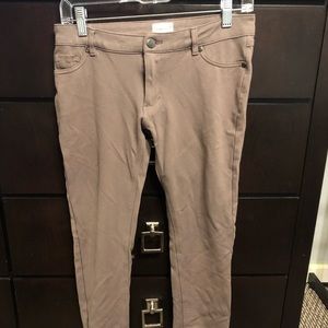 Tannish brown stretchy pants